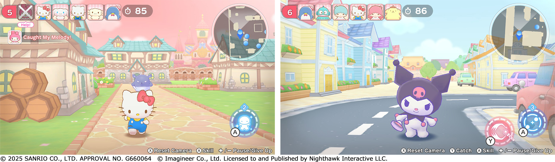 Nintendo Switch ソフト『サンリオキャラクターズ ミラクルマッチ マジカルおにごっこ』欧米及び豪州での発売決定のお知らせ2