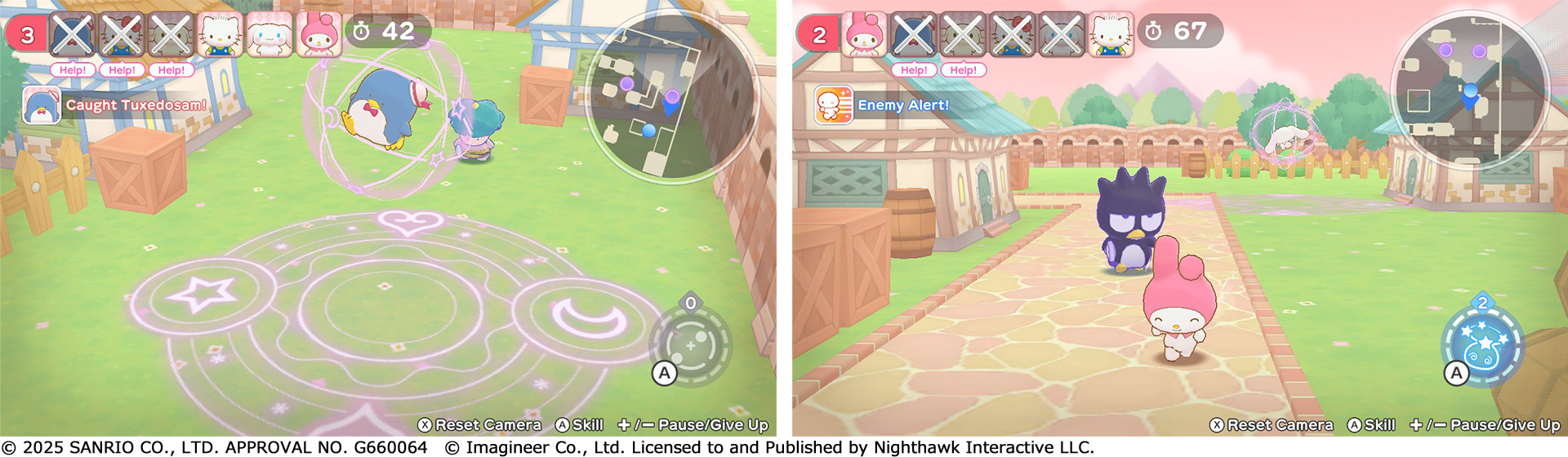 Nintendo Switch ソフト『サンリオキャラクターズ ミラクルマッチ マジカルおにごっこ』欧米及び豪州での発売決定のお知らせ3